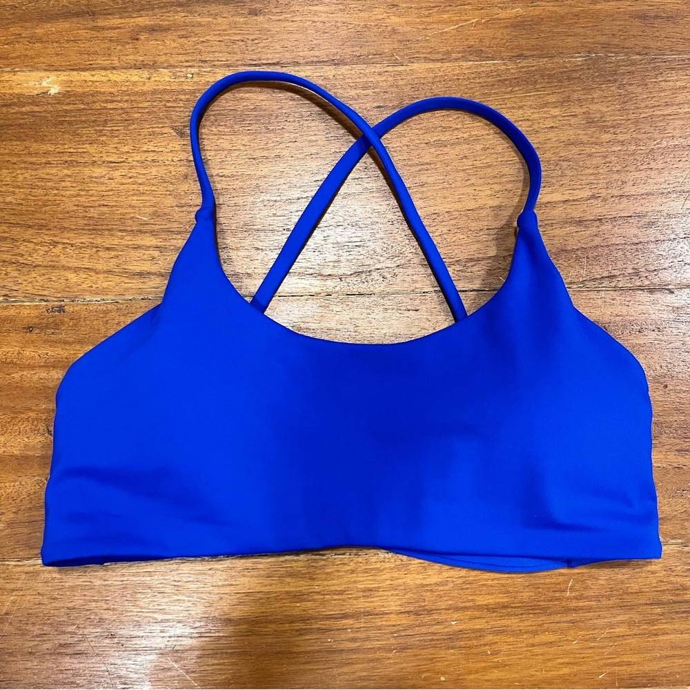 Cobalt blue sports bra